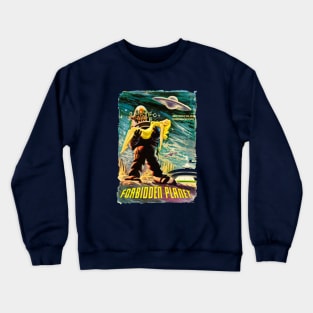 Forbidden Planet Poster Crewneck Sweatshirt